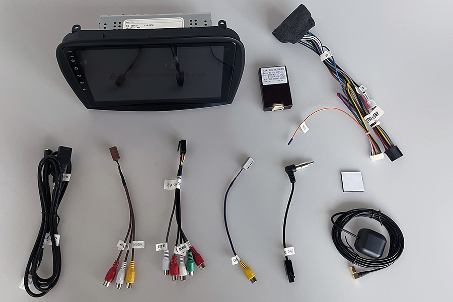 Mercedes-Benz SL Class R230 2005-2012 aftermarket Radio Upgrade touch screen with wireless Apple carplay backup camera 